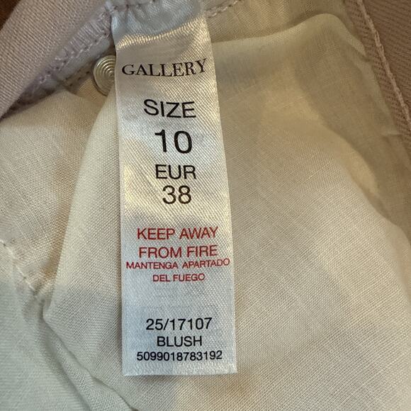 Gallery Women's Skinny Pants Stretch Blush Pink Size UK 10/US 6/EUR 38 - Picture 14 of 16